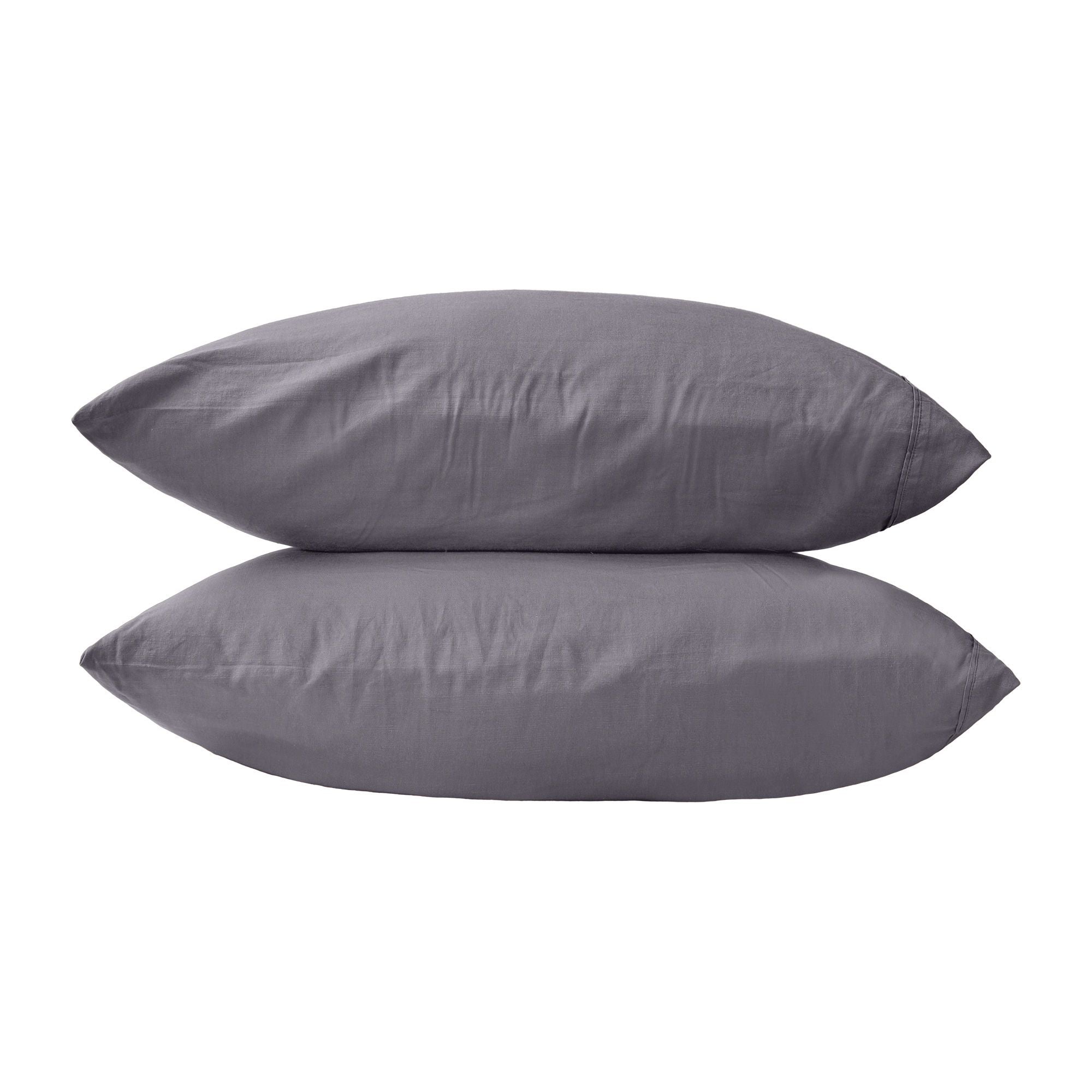 Premium Bamboo & Linen Pillowcase Set - 2 Pack Hypoallergenic & Breathable Bedding for Cool Sleep - Perfect for Hot Sleepers & Allergy Sufferers - Home & Hotel Luxury Bedroom Essentials
