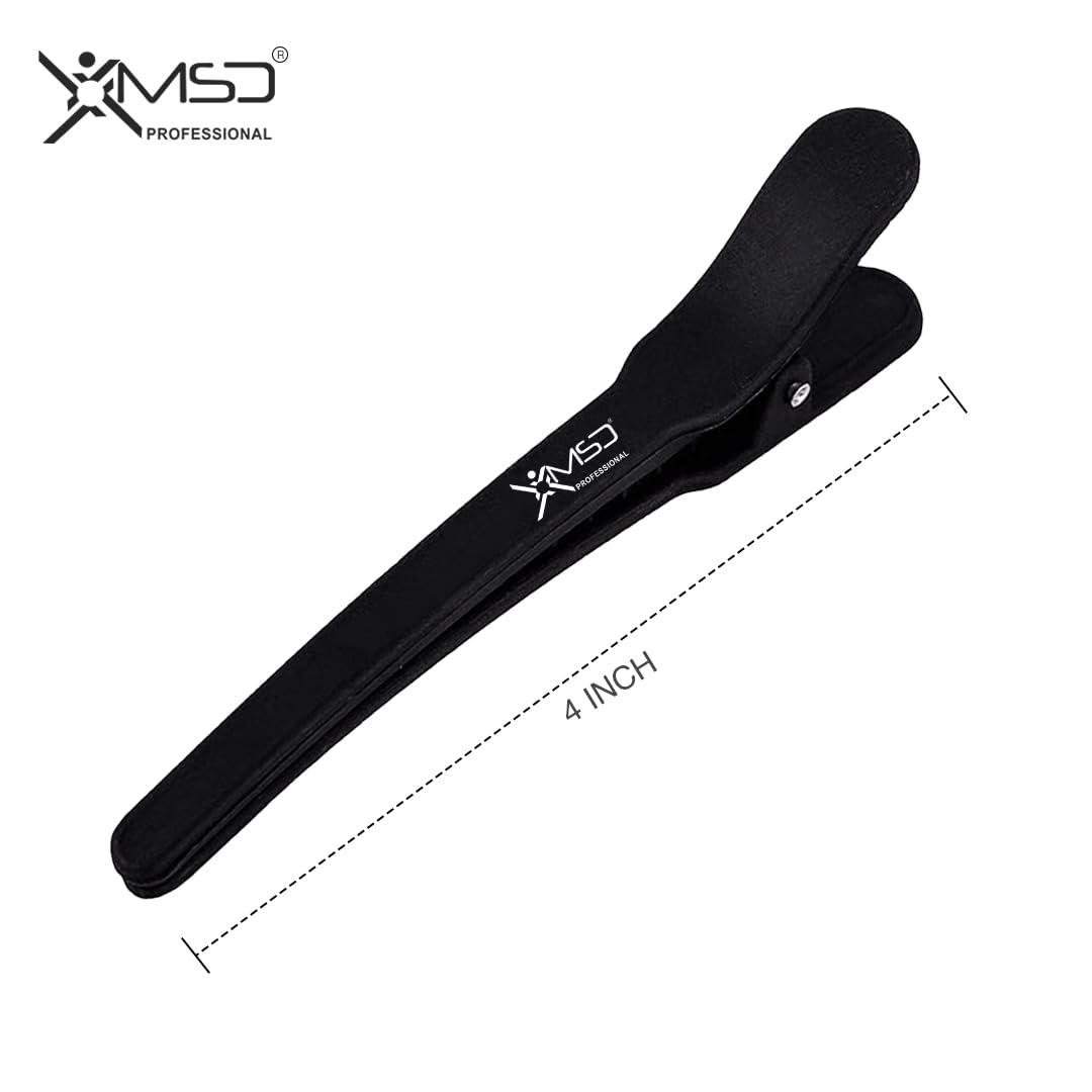 XMSD 10-Pack Hair Sectioning Clips for Styling – Durable Plastic Hair Clips for Men & Women | Professional Salon & Home Use | Strong Grip Non-Slip Lightweight Hair Clips | Perfect for Cutting, Coloring, Styling & Braiding Hair