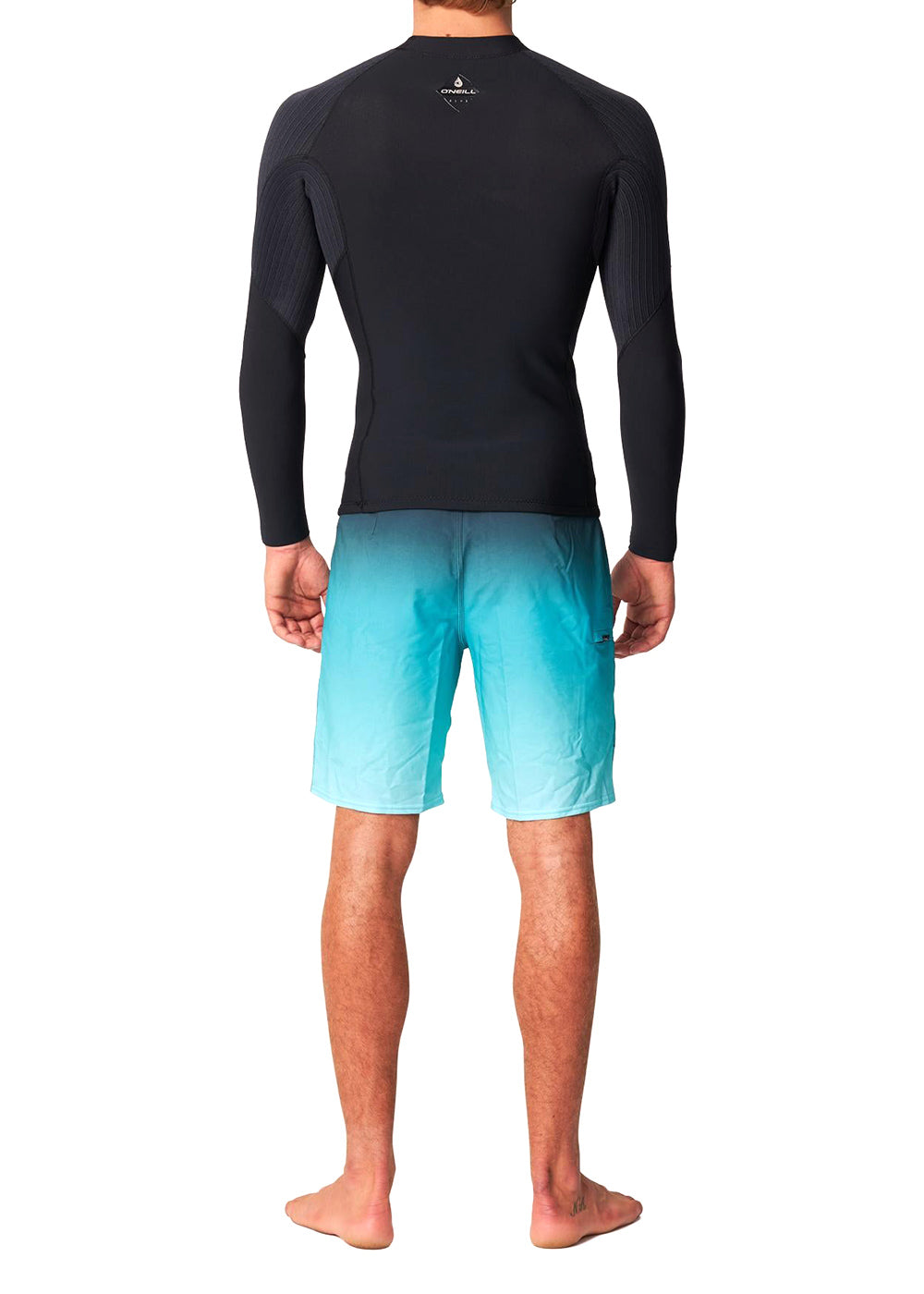 O'Neill Men's Hyperfreak 2mm Long Sleeve Wetsuit Jacket - Surfing, Diving & Water Sports Gear for Cold Water Protection