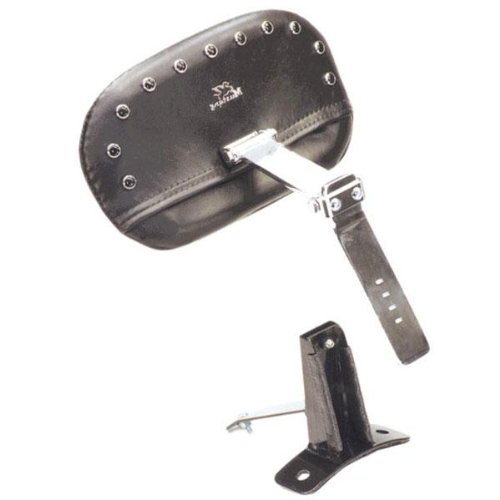 2008-2021 Mustang FL Touring Driver Backrest Kit - Compatible with Harley Davidson Motorcycles - Black - Perfect for Long Rides & Road Trips