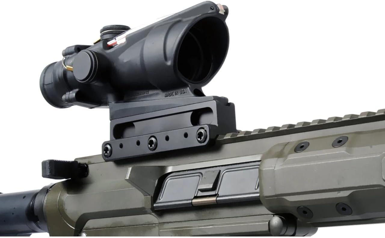 Aimsniper Tactical FAST Series Scope Mount for Fiber Optic & Mini Red Dot Sights - 2-Pack Black - Perfect for Hunting, Shooting Range & Tactical Training