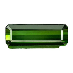 1.85ct Natural African Green Tourmaline Loose Gemstone - 12x4mm Faceted VVS Eye-Clean Tourmaline Cut for Jewelry Making, Engagement Rings & Collector's Specimens