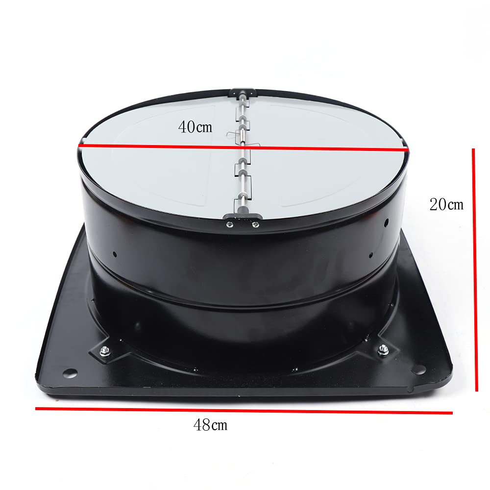 16 Inch 750W 110V Window Exhaust Fan - High Power Ventilation Blower for Kitchen, Greenhouse, Shed, Attic & Workshop | Wall Mount Ventilation Extractor | Perfect for Cooking Fumes, Humidity Control & Air Circulation