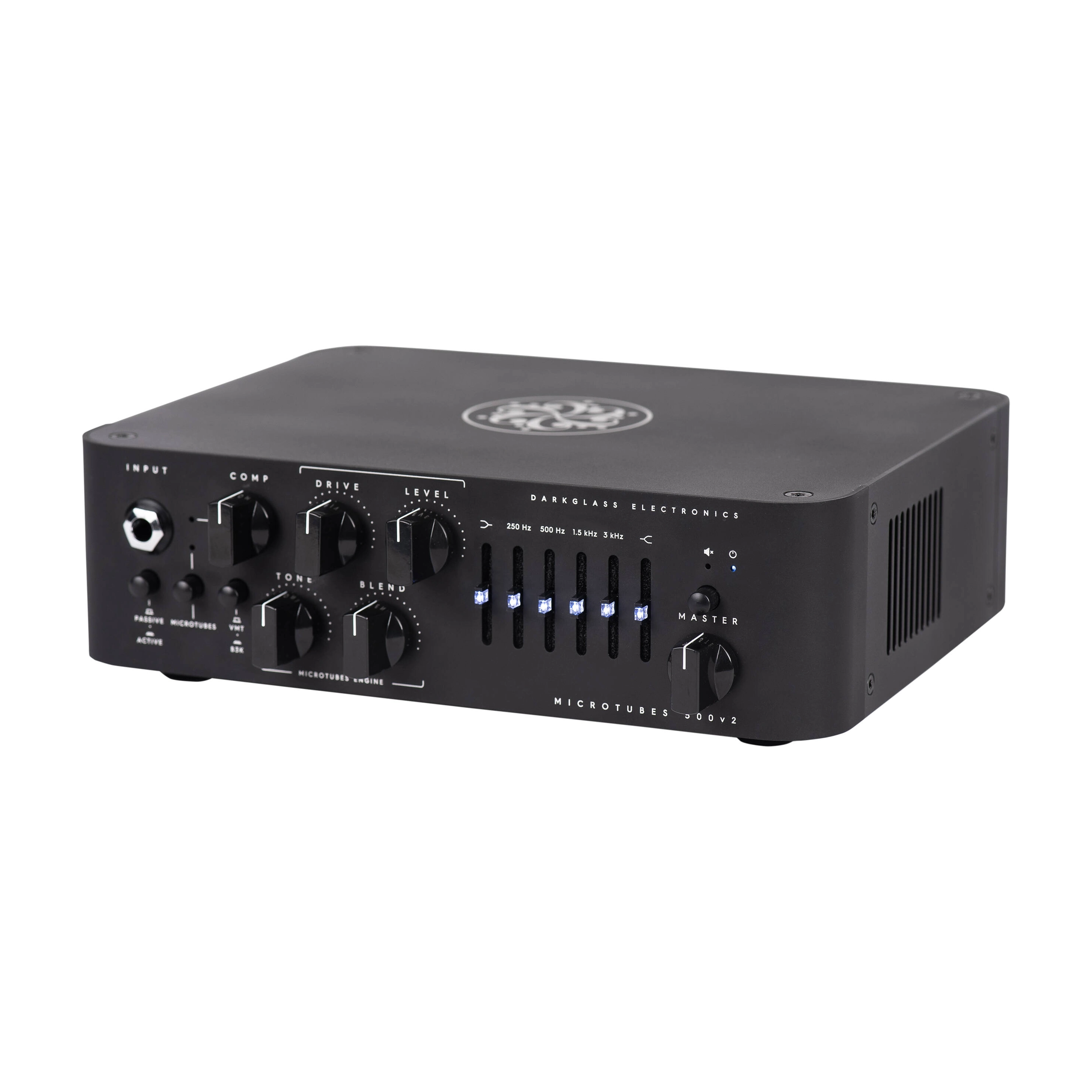 Darkglass Microtubes 500 v2 500W Bass Amplifier Head - Professional Bass Guitar Amp for Live Performances & Studio Recording