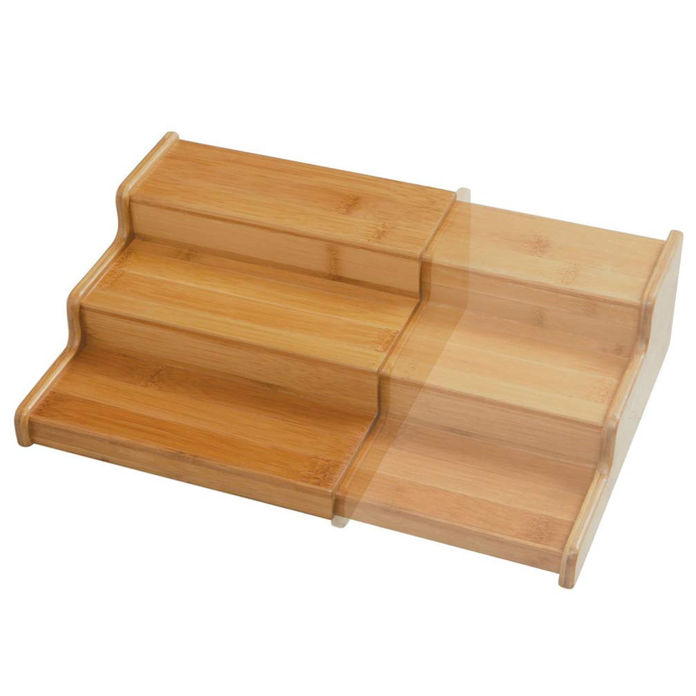 VOSAREA 3-Tier Spice Rack - Kitchen Storage Organizer for Spices & Tableware
