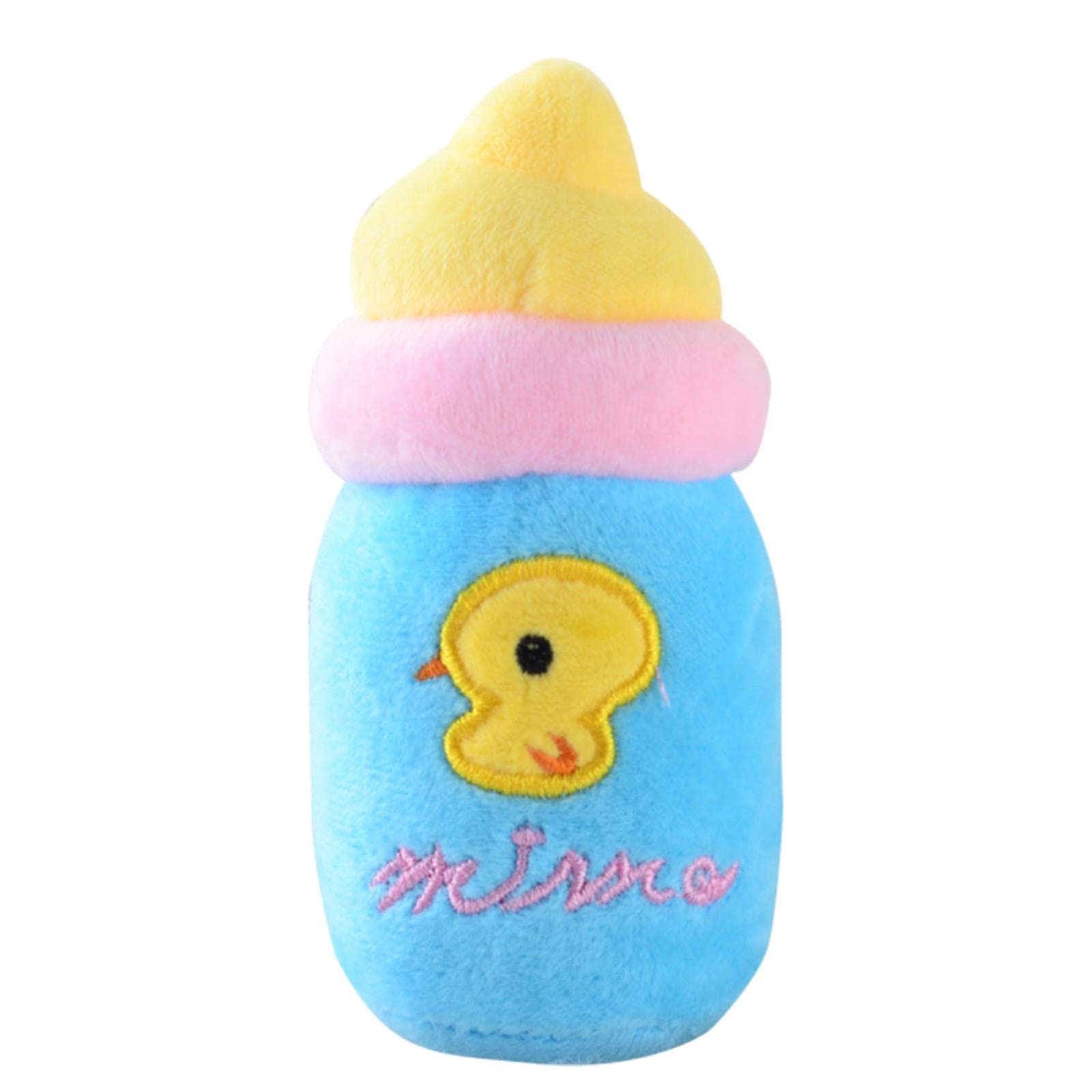 Durable Squeaky Plush Bone Dog Chew Toy - Bite-Resistant, Easy to Clean Puppy Training Toy for Small & Medium Dogs - Soft Pet Supplies for Teething, Playtime & Anxiety Relief