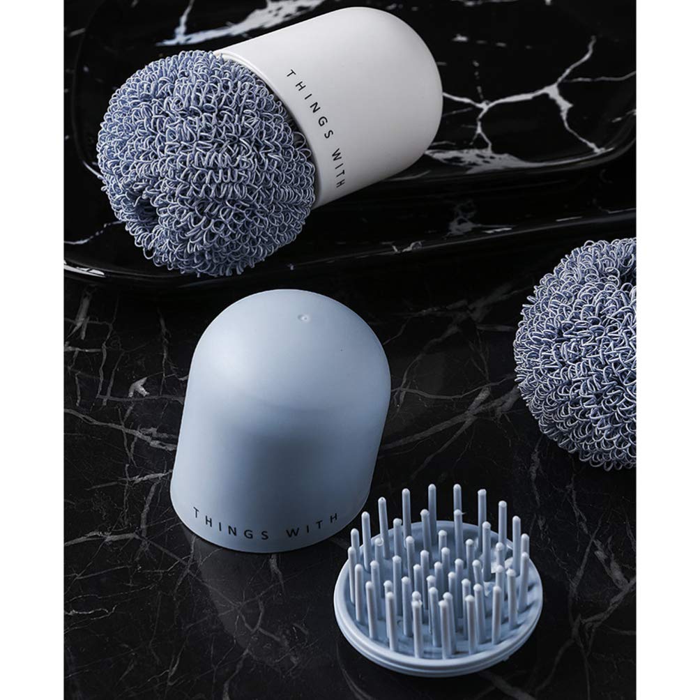 2-Pack Washing Brush & Pan Brush Set - Heavy Duty Cleaning Brushes for Kitchen, Bathroom, Floors - Perfect for Scrubbing Pots, Pans, Tiles, and Grout