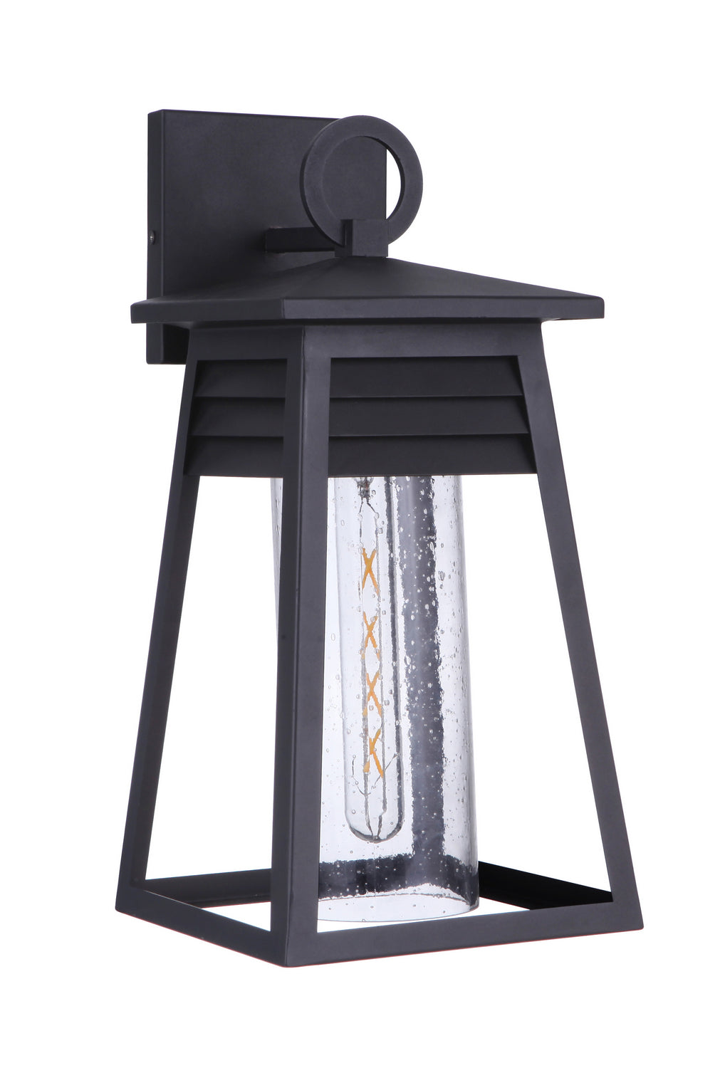 Textured Black Becca One Light Outdoor Wall Mount - Durable Exterior Sconce for Porch, Patio & Garden Lighting | Weatherproof & Stylish Design