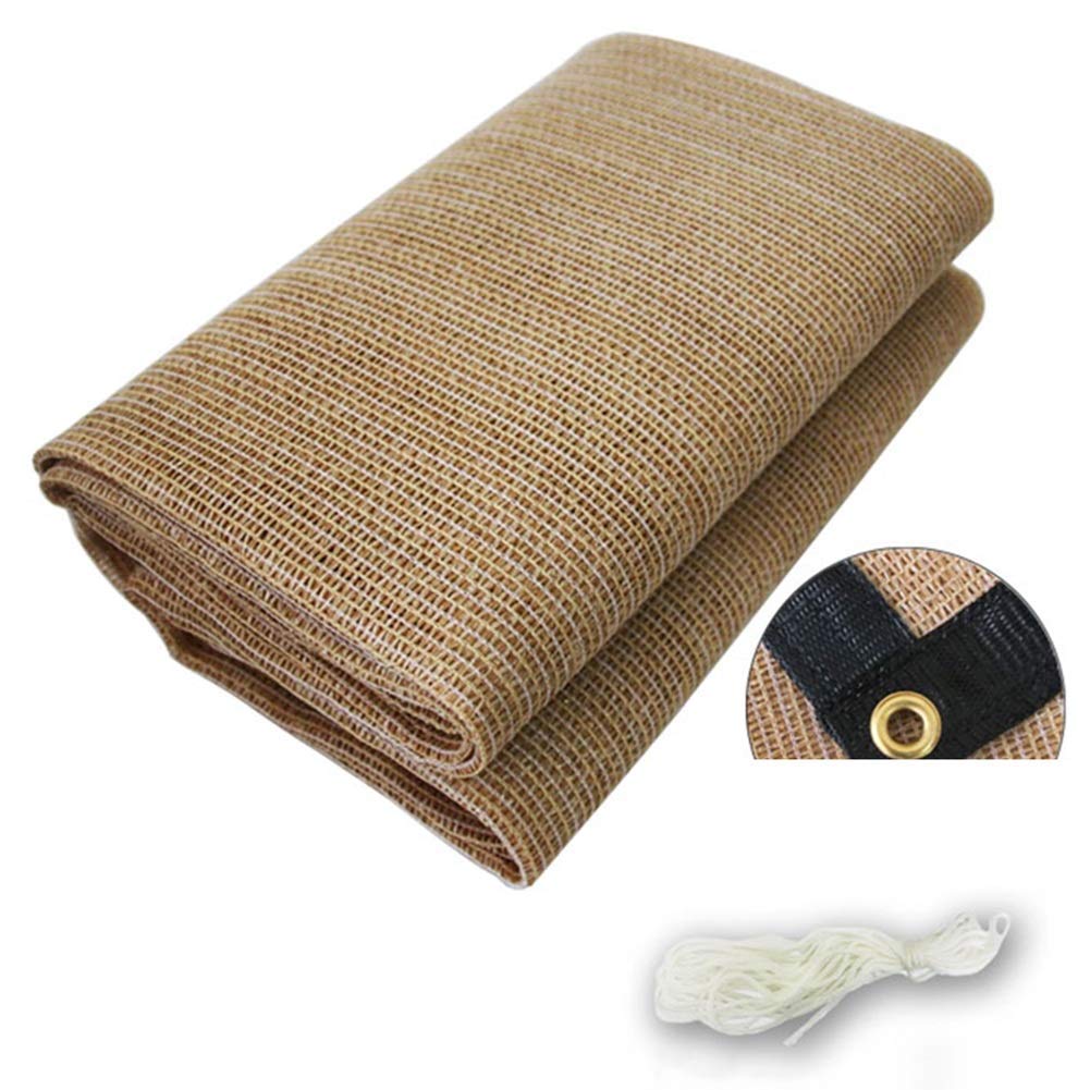 Premium UV-Resistant Shade Cloth - Thickened Insulation & Moisture Control Sun Shade Net for Greenhouse, Carport, Garden (2 Colors, 22 Sizes) - Beige 2x4M - Ideal for Plant Protection, Outdoor Cooling & Sunlight Filtering
