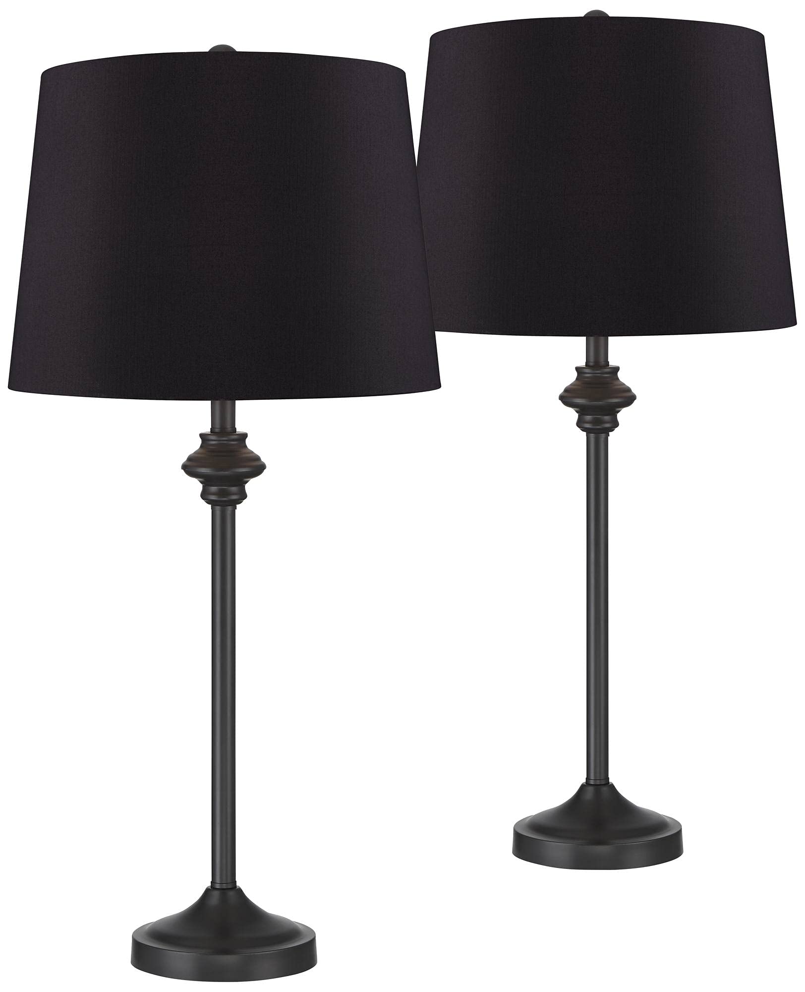 Modern Industrial Buffet Table Lamps Set of 2 - 26