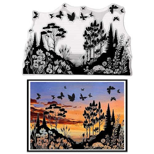 Bosk Trees Butterflies