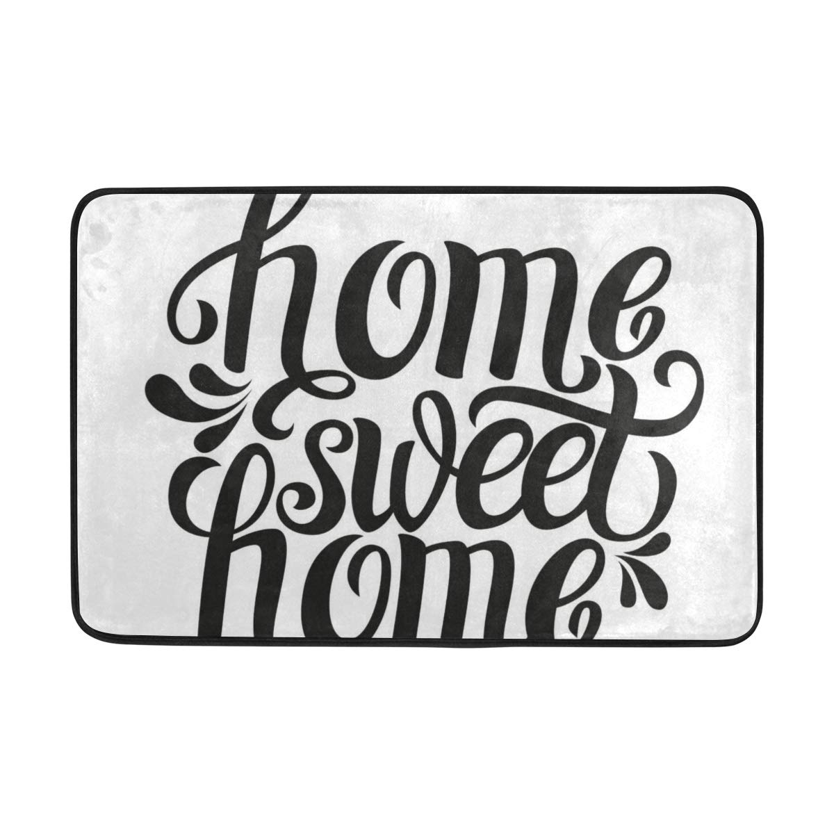 DoubleCW Anti-Fatigue Kitchen Mat Set - Non-Slip Waterproof Cushioned Floor Mats for Home, Chef & Bathroom (23.6x15.7 Inch) - Washable Soft Rugs for Cooking, Standing & Decor