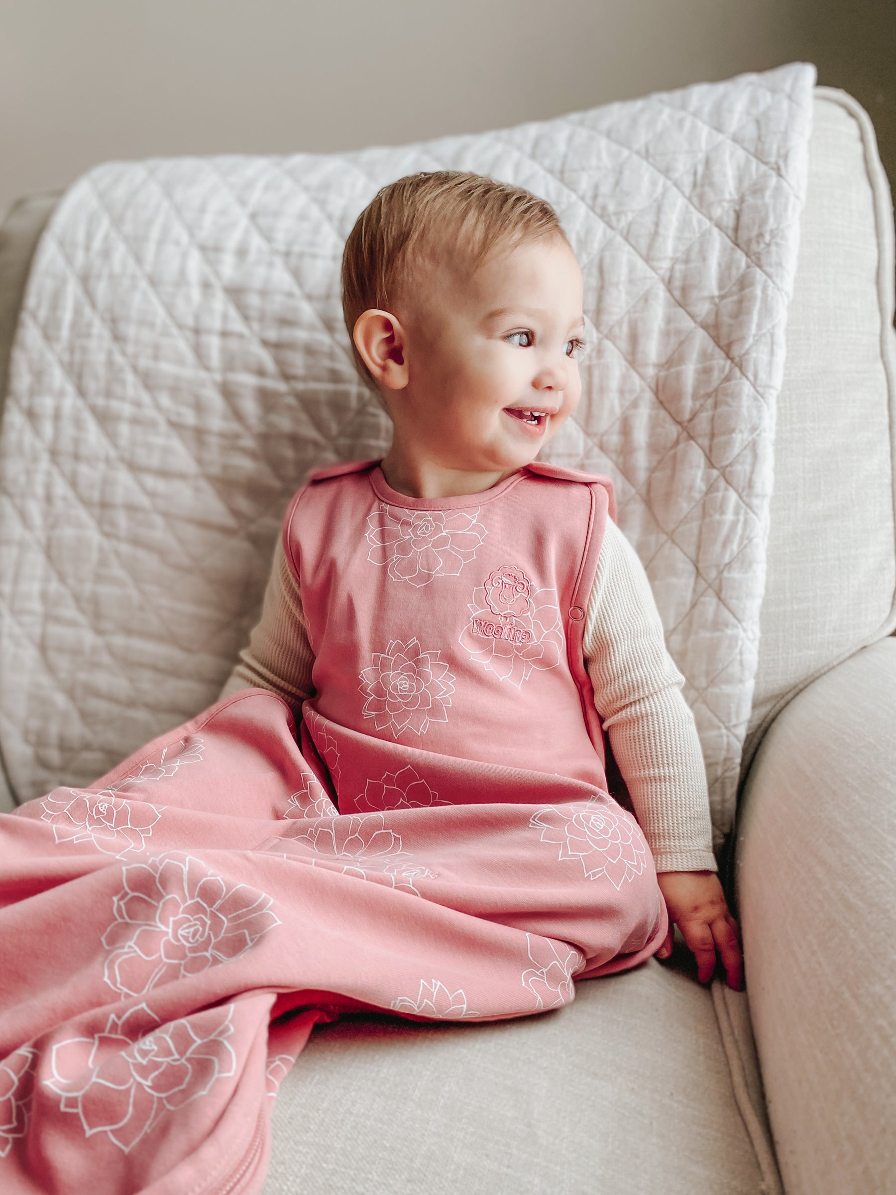 4 Season Baby Sleep Sack - Merino Wool & Organic Cotton for 2 Months to 2 Years - Soft & Breathable for Comfortable Sleep - Perfect for Nursery, Daycare & Travel