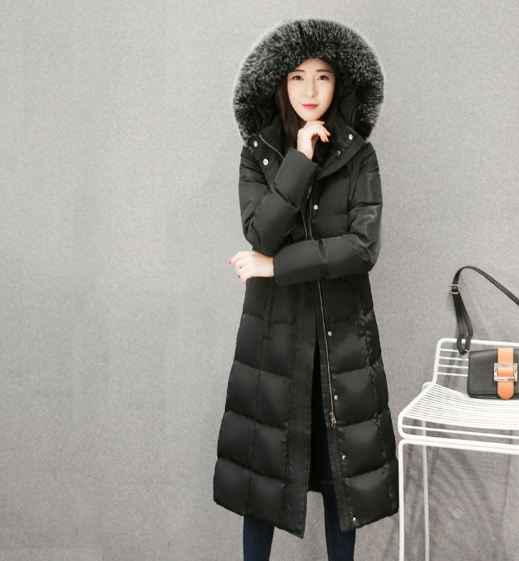 Women's Long Down Jacket - Warm Winter Coat for Cold Weather - Perfect for Outdoor Activities & Travel