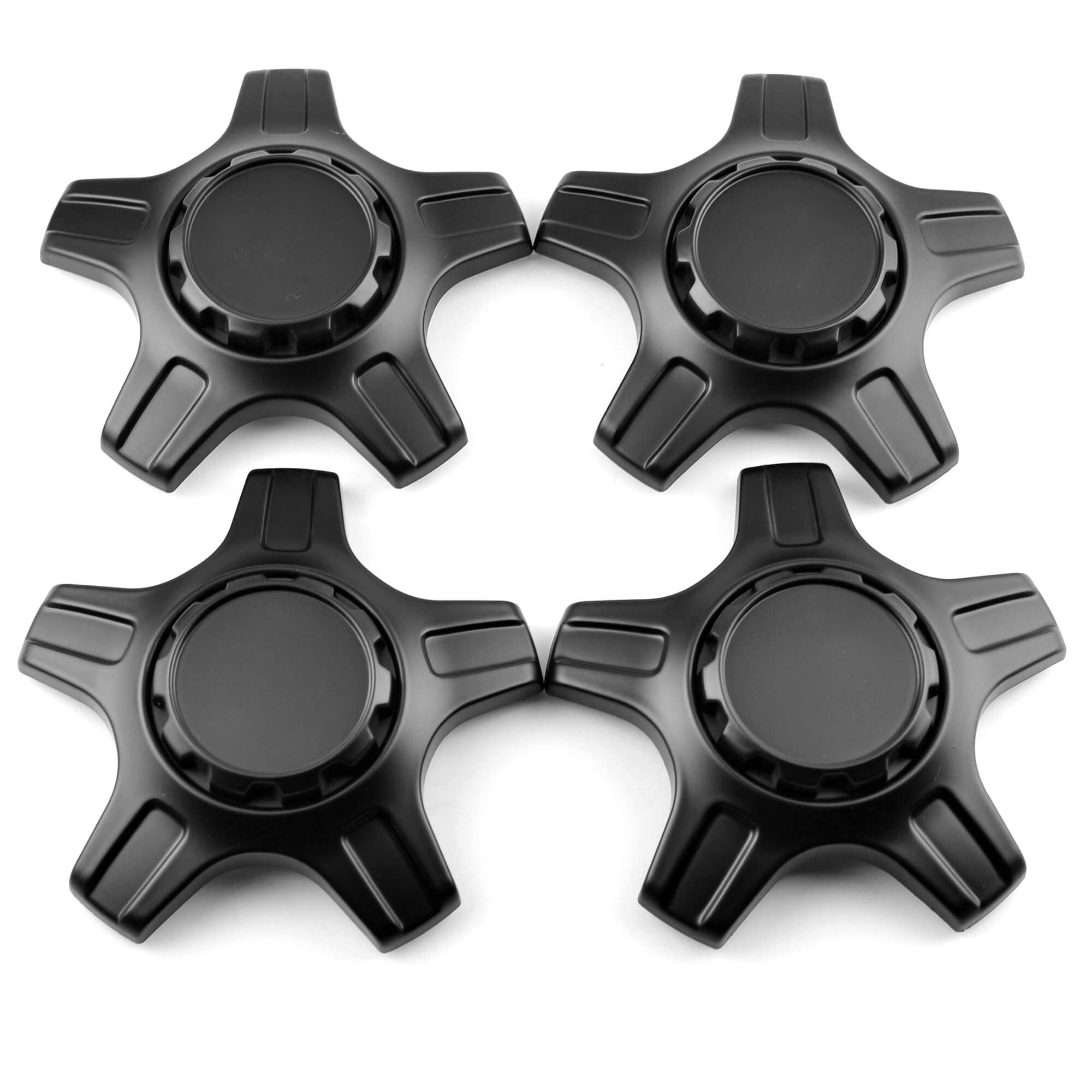 GTOWNWORKS 147mm 5.79 Inch Wheel Center Caps - 4 Pack Black Hub Cap Replacement for 52960-J5100 & 52960-J520 | Perfect for Car, Truck & SUV Wheel Protection & Style Upgrade