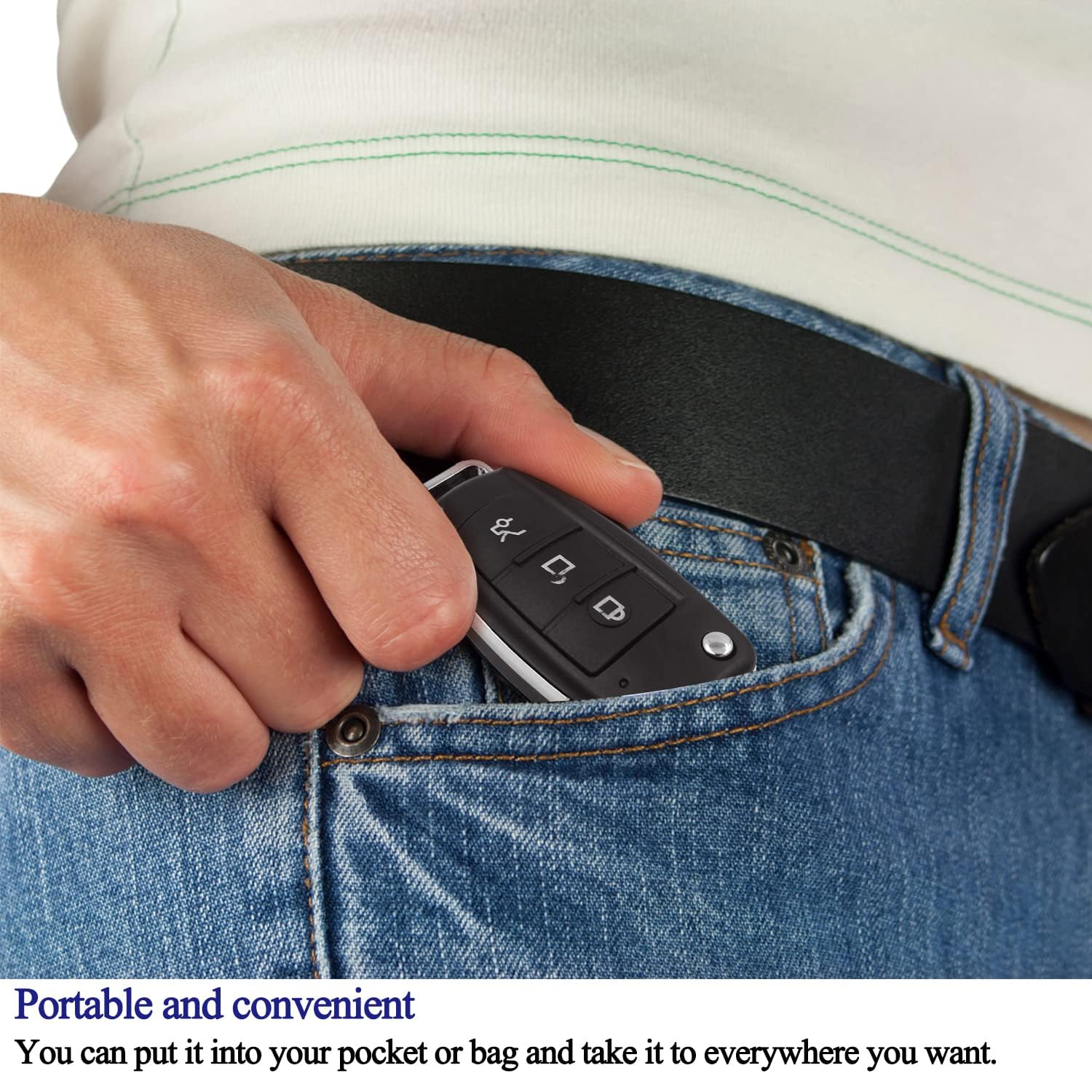 Hidden Camera Car Key - Full HD Mini Spy Key Fob Camera with Motion Detection & Night Vision | No Audio, No WiFi | Portable Nanny Cam for Baby Monitoring, Home Security & Outdoor Surveillance