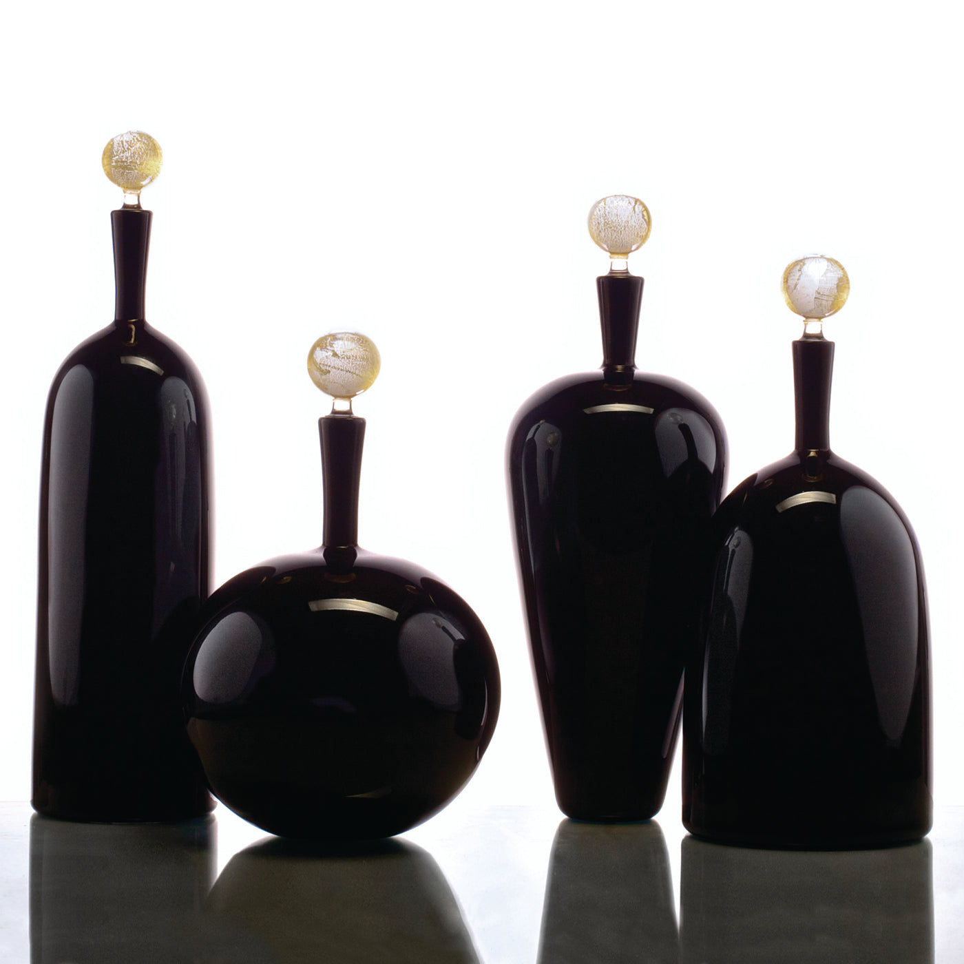 Joe Cariati Carmella Wide Mouth Glass Bottle - Elegant Handmade Water Bottle for Home, Office & Outdoor Use