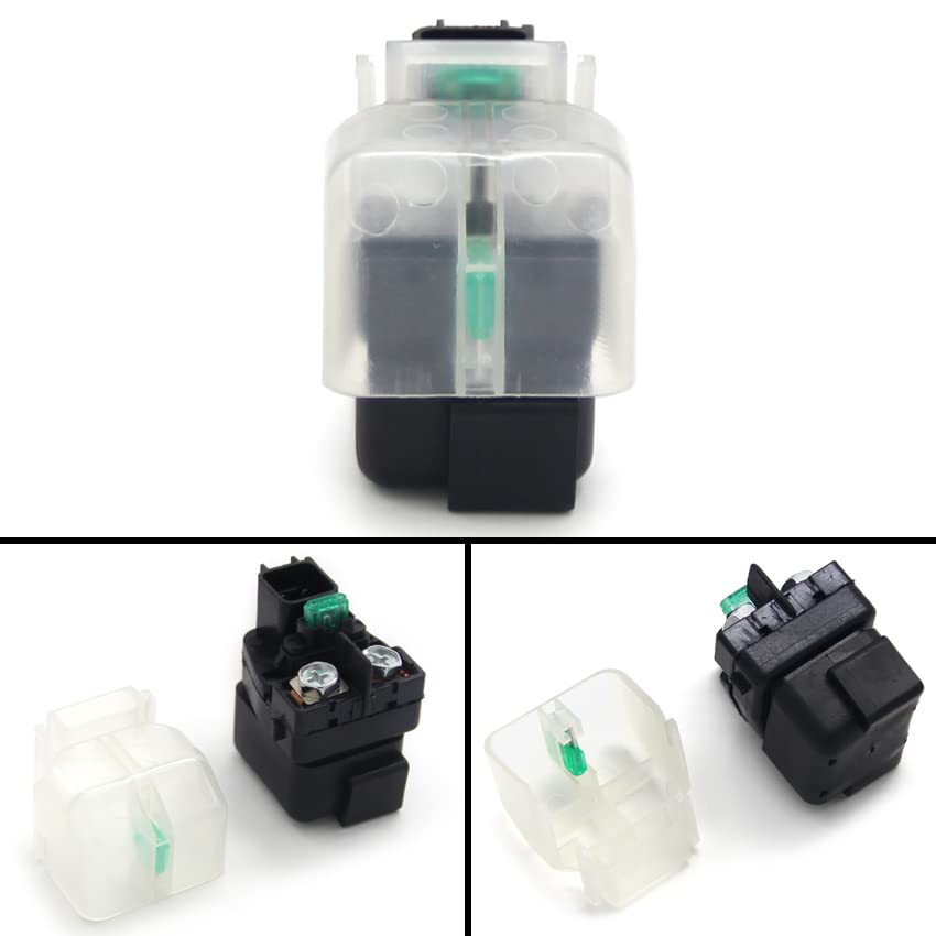 High-Performance Motorcycle Starter Solenoid Relay for Suzuki GSXR600 GSXR750 GSXR1000 GSX1300BK GSF1250S GSX650F GSX1250FA VZR1800Z LTA400F LTF400F LTA450X LTA500X - Reliable Ignition Solution for Smooth Bike Starts in All Weather Conditions
