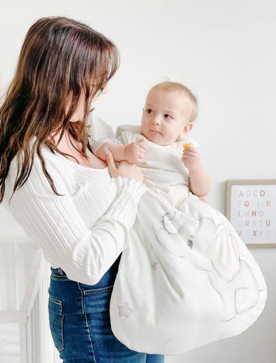 Glitter and Spice Baby Sleepsack Up & Away 0-6 Months TOG 2.5 - Soft & Safe Swaddle Blanket for Newborns, Perfect for Nursery, Travel & Bedtime