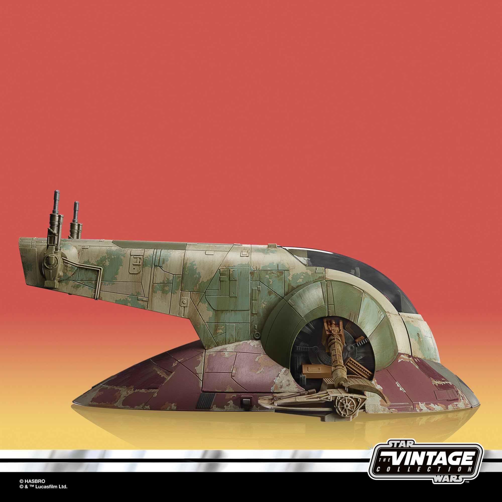 STAR WARS The Vintage Collection Boba Fett’s Starship 3.75-Inch Scale Vehicle - The Book of Boba Fett Action Figure Toy for Kids Ages 4+ | Collectible Gift for Fans, Space Adventure Play