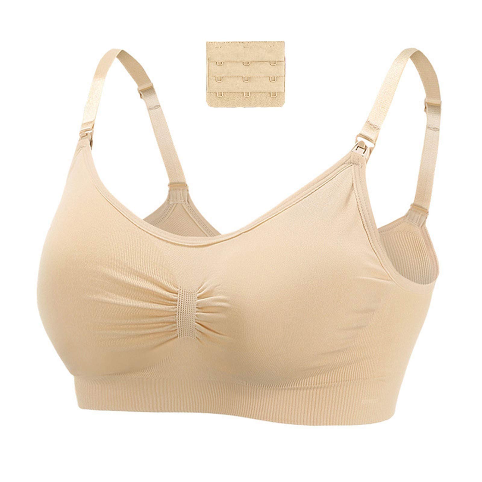 Niuwa Women's Seamless Sports Bra - Wirefree Stretch Yoga Bra for Workout & Fitness - Full Coverage Support with Adjustable Buckle - Perfect for Yoga, Gym, Running and Active Lifestyles