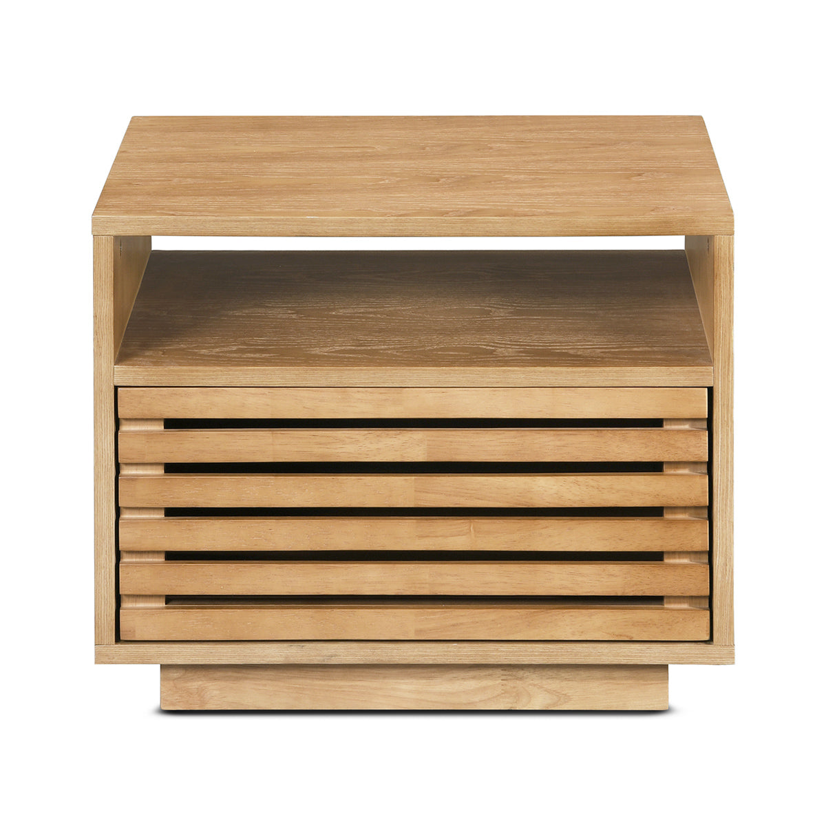 Modern Wooden Nightstand with Drawer - Stylish Bedside Table for Bedroom, Living Room, or Office - Perfect for Storing Books, Lamps, and Essentials