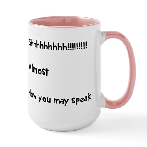 White/Pink Inside - Now You May Speak Mugs