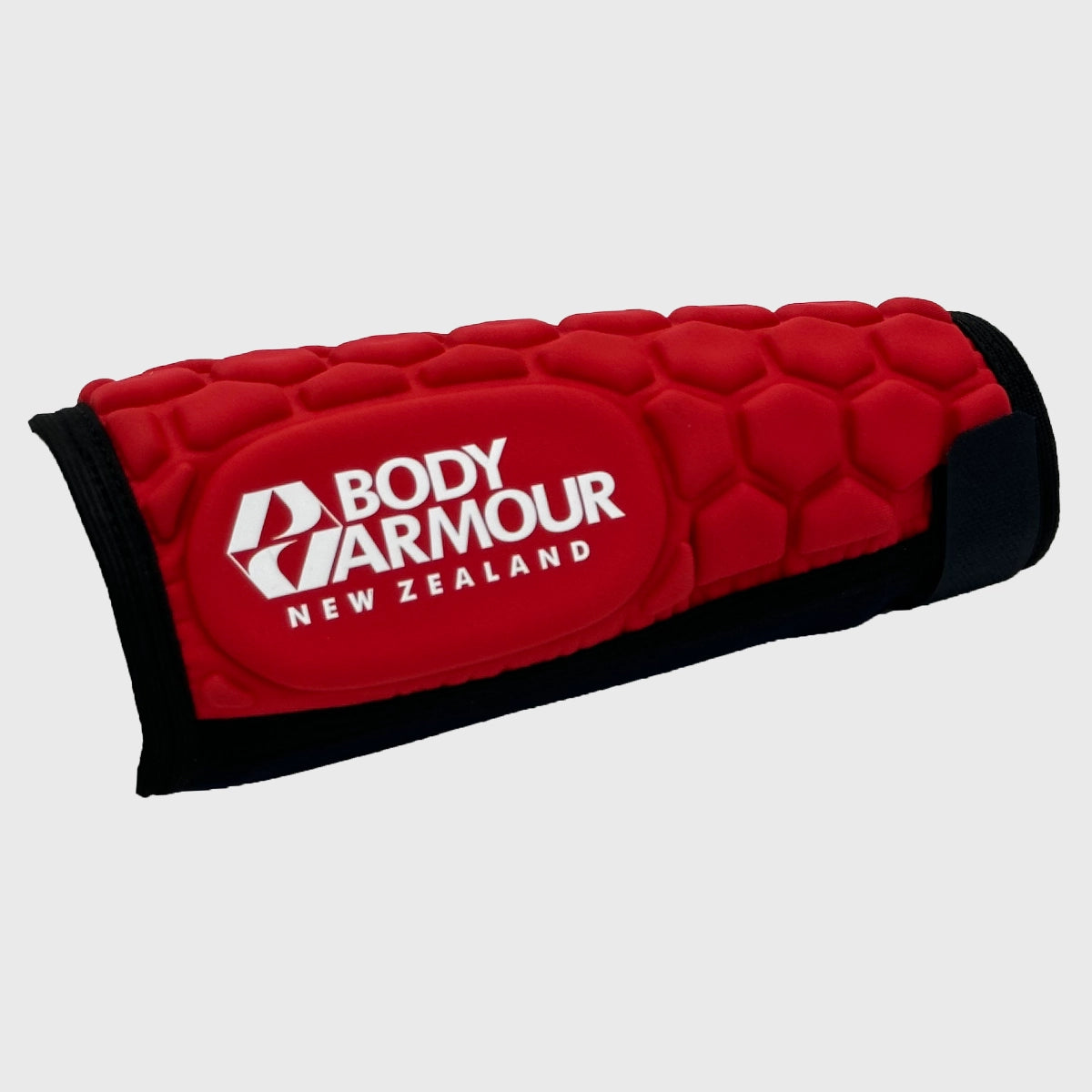 Rugby Forearm Protector - Body Armor for Impact Protection (Red) | Perfect for Rugby Training, Contact Sports & Safety Gear