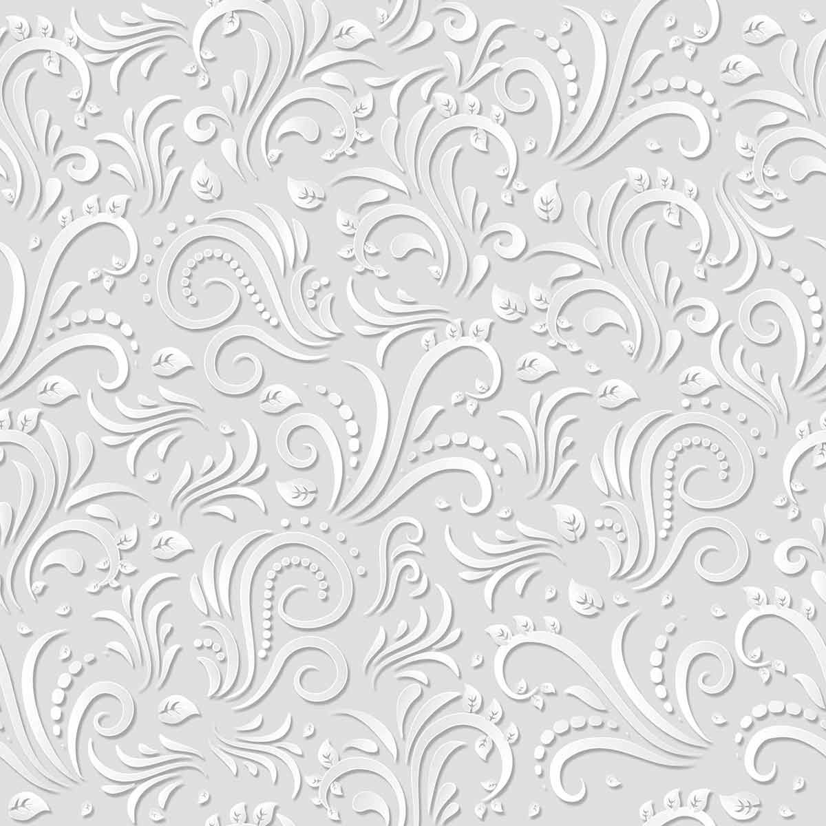 Grey Motif Peel and Stick Removable Wallpaper - Self-Adhesive Decorative Wall Covering for Bedroom, Living Room, Nursery & Office Decor