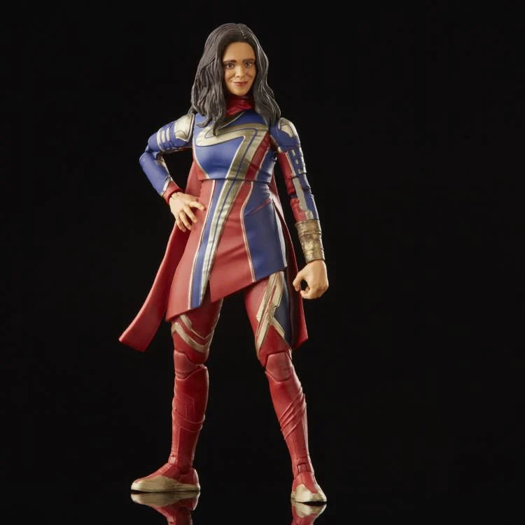 Marvel Legends Ms. Marvel The Marvels Action Figure with Totally Awesome Hulk BAF - Collectible Superhero Toy for Display & Marvel Universe Fans