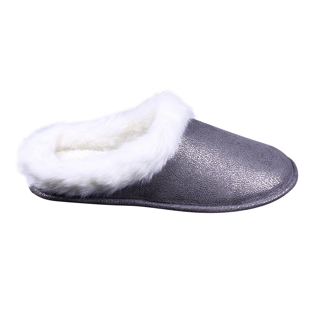 Women's Winter Warm Moccasin Slippers - Soft Suede & Faux Fur Indoor/Outdoor House Shoes with Thick Memory Foam & Non-Slip Rubber Soles - Cozy for Home, Office, Travel & Casual Wear
