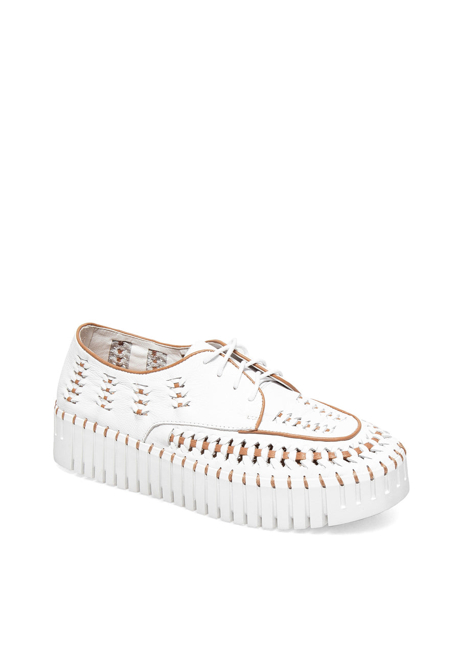 Brodies Sneakers for Men & Women - White & Tan Casual Shoes for Walking, Running & Everyday Wear