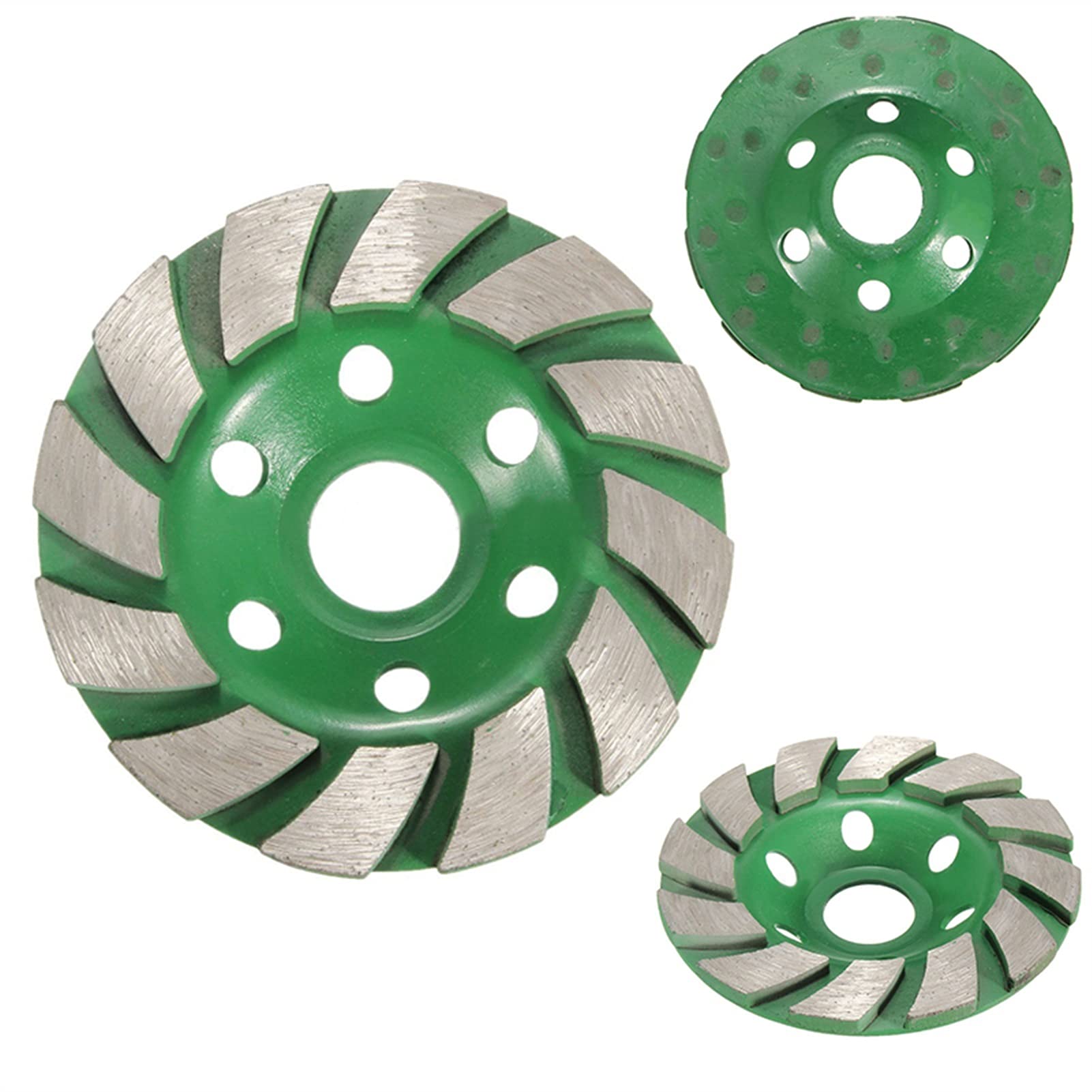 Kengbi 100mm Diamond Cup Grinding Wheel - Premium Material for Concrete, Granite, Stone & Ceramics | Heavy-Duty Bowl Shape Grinding Disc for Construction, Masonry & DIY Projects