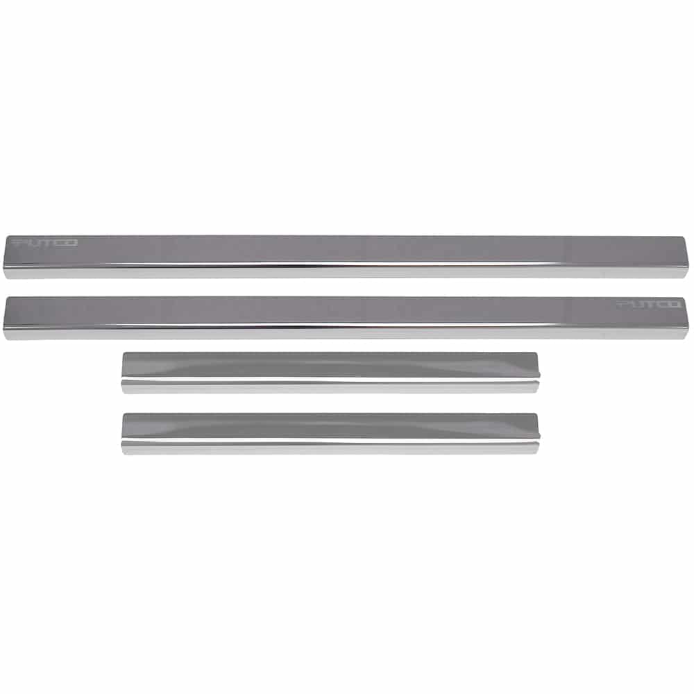 Putco Stainless Steel Door Sill Plates Kit for Chevy Silverado & GMC Sierra 2019-2025 Crew Cab - Durable Protection & Custom Fit - Perfect for Off-Roading, Daily Commuting & Truck Enthusiasts