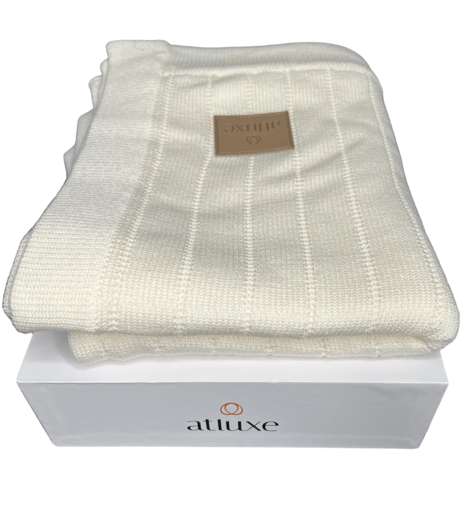 Premium Washable Organic Baby Blanket - 100% Merino Wool Soft Knit Blanket for Newborns (40
