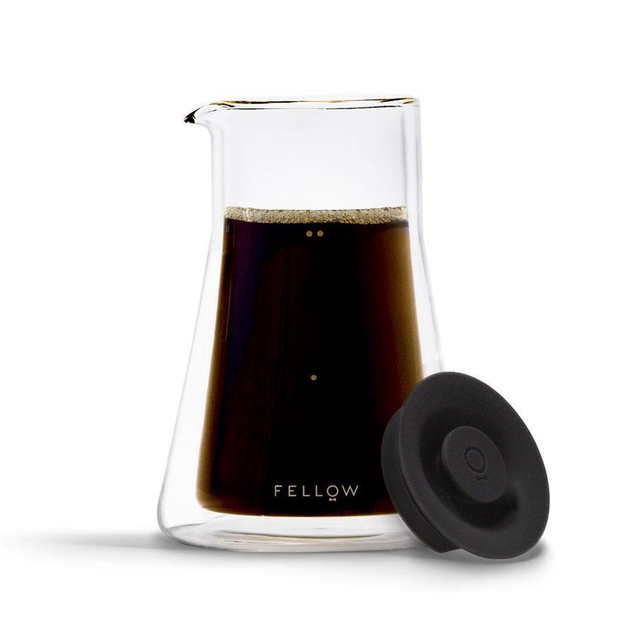 Fellow Stagg Double Wall Insulated Carafe - 34oz Coffee & Tea Server with Ergonomic Handle - Perfect for Home, Office, and Pour Over Brewing