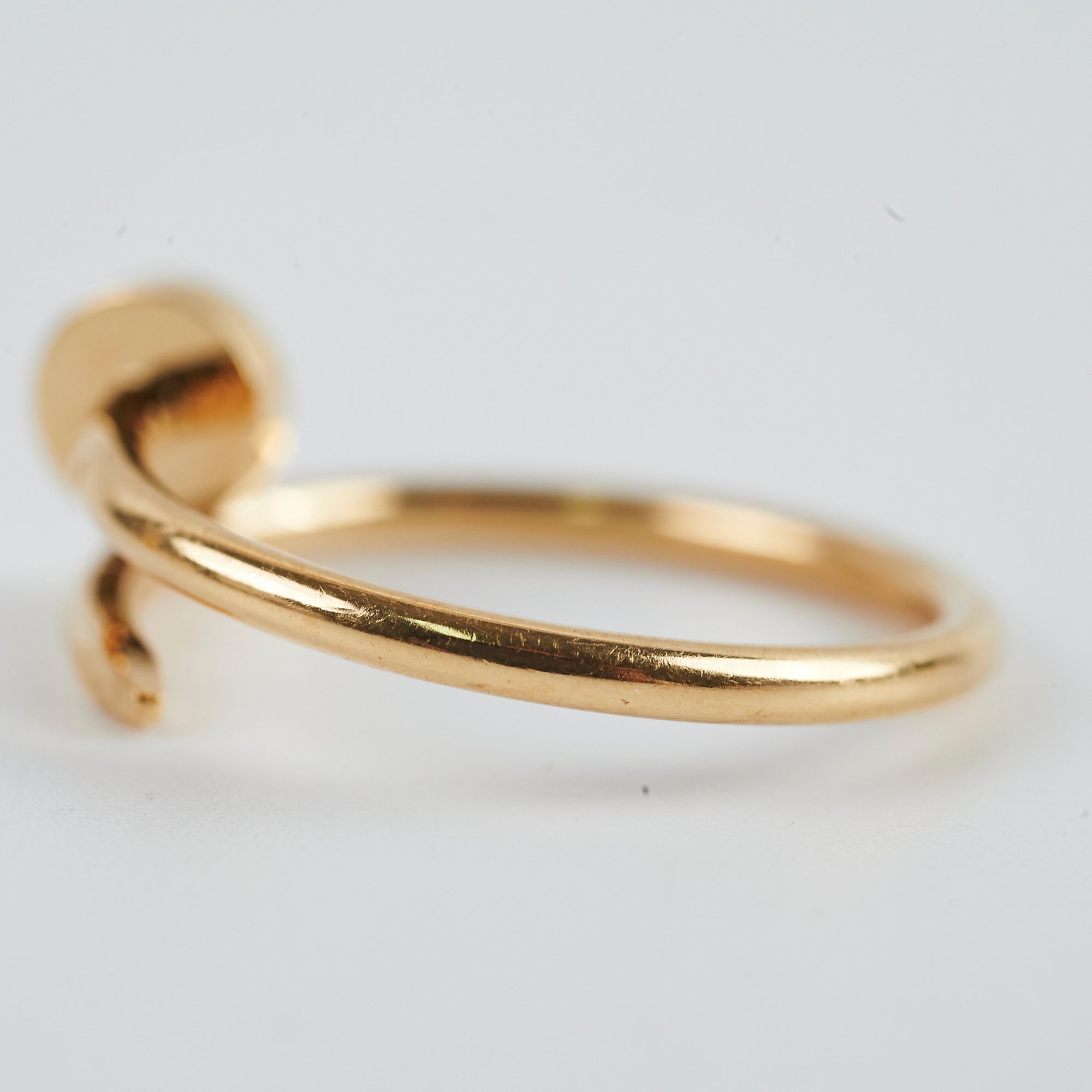 Cartier Small Juste Un Clou JUC Ring 18K Gold Size 56 - Luxury Minimalist Jewelry for Women, Perfect for Everyday Wear & Special Occasions