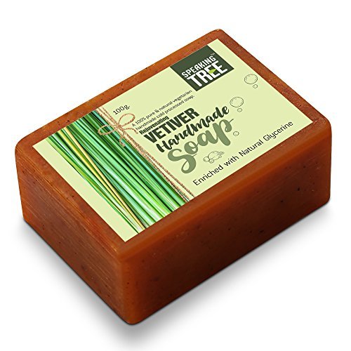 Rejuvenating Vetiver Handmade Soap - 100g (Pack of 2) | All Natural, Cold Processed Facial Cleanser for Radiant Skin | Organic Skincare, Vegan Soap for Daily Use & Spa Treatments