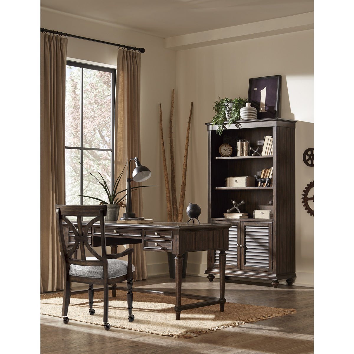 Cardano Collection Bookcase - Stylish Wooden Bookshelf for Home & Office Organization | Perfect for Living Room, Bedroom, or Study Room Decor