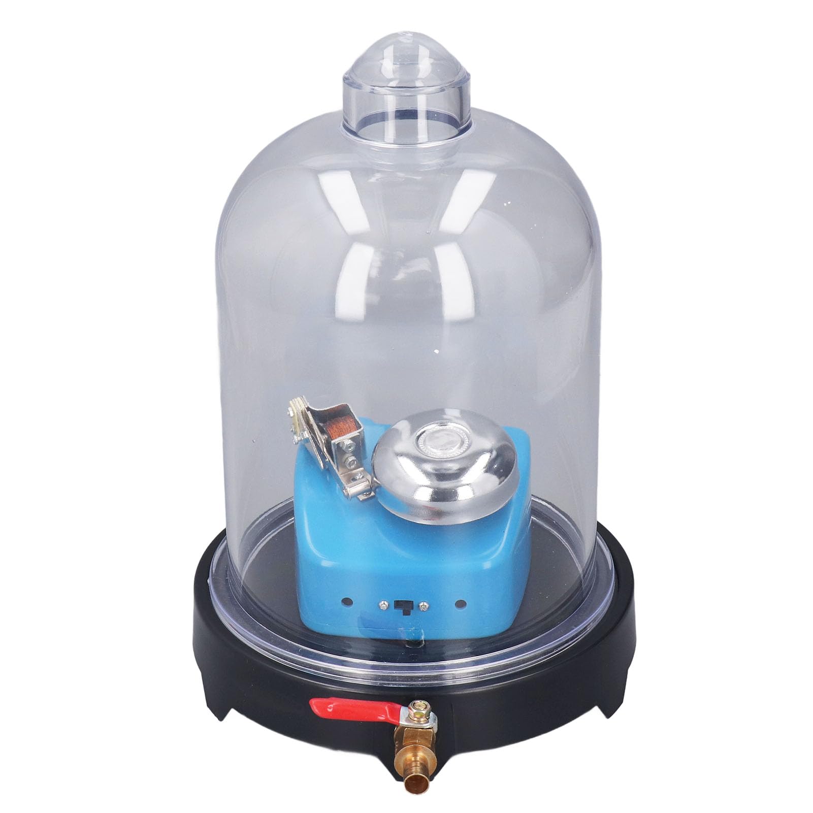 Transparent PVC Vacuum Bell Jar with Base - Physics Sound Demonstration Kit for Laboratory Experiments | Perfect for Science Classrooms, STEM Education & Vacuum Effect Studies