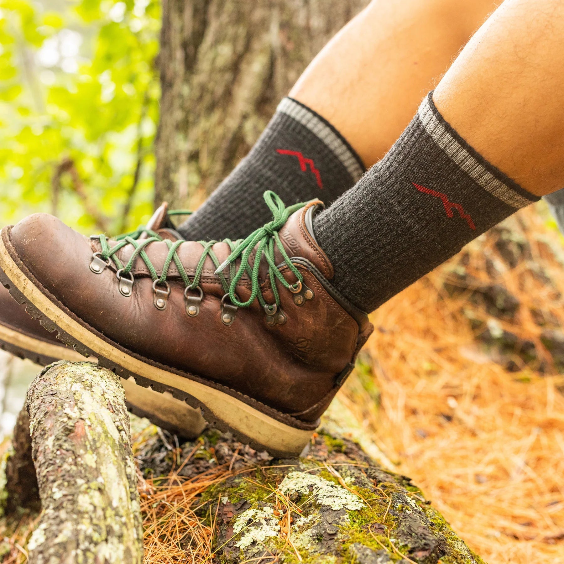 Darn Tough Men's Hiking Boots - Midweight Cushion Socks for Outdoor Adventures & All-Day Comfort