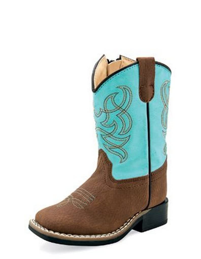 Old West Boots for Baby Boys - Classic Blue Cowboy Boots for Toddlers (Ages 1-3) | Perfect for Western Outfits, Rodeo Events & First Birthday Photos