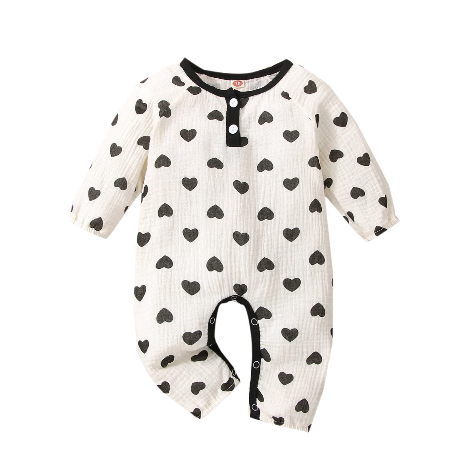 Adorable Baby Romper Jumpsuit - Ruffled Halter Bodysuit for Infant Girls & Boys | Soft Preemie Baby Clothes Set | Perfect for Newborn Photoshoots, Playdates & Special Occasions