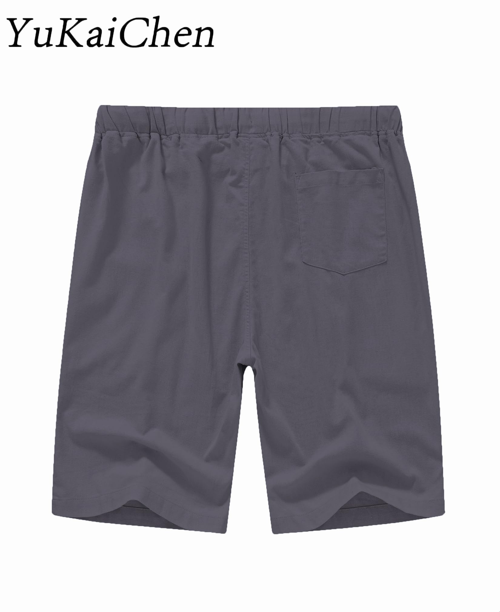 YuKaiChen Men's Casual Shorts with Drawstring - Lightweight Summer Shorts for Outdoor Activities, Beach, Gym & Lounge Wear