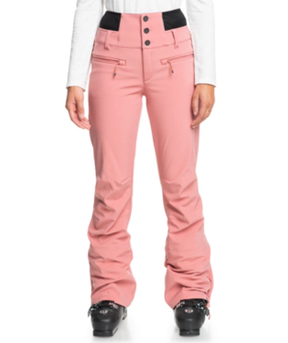 Roxy Women's Rising High Snow Pants - Waterproof Insulated Ski Pants for Winter Sports & Outdoor Activities