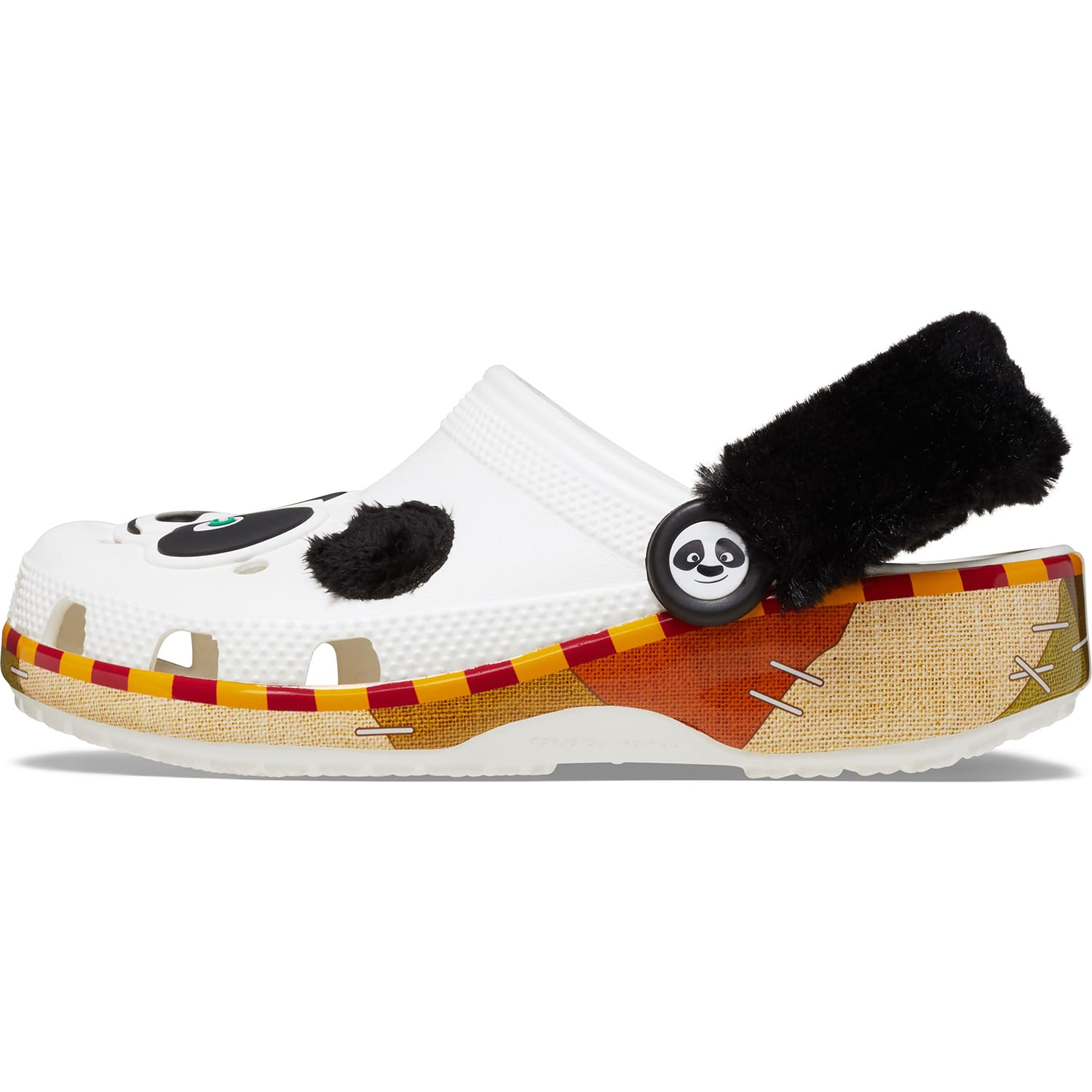 Crocs Unisex-Child Kung Fu Panda Classic Clogs | Lightweight Comfortable Slip-On Shoes for Kids | Perfect for School, Playtime & Outdoor Activities