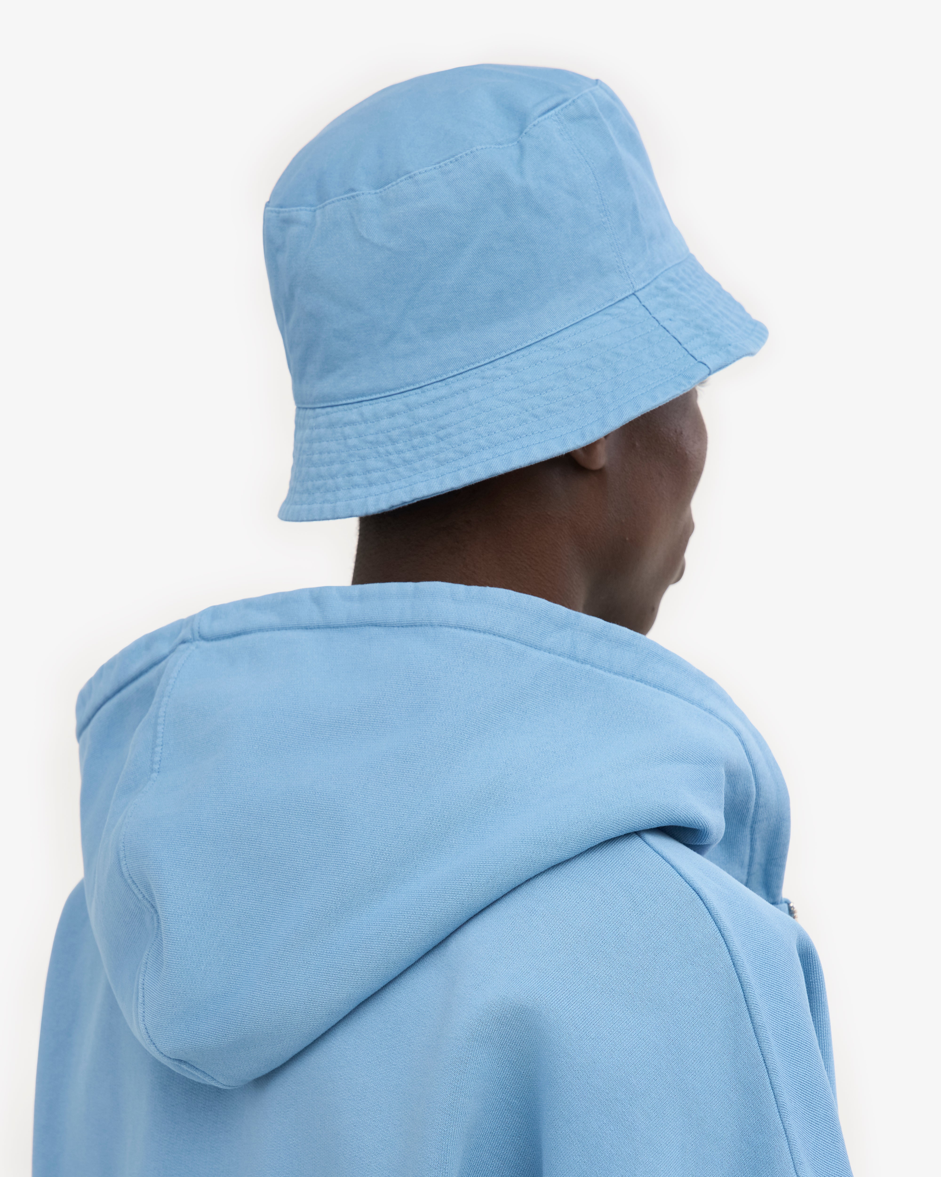 Organic Cotton Bucket Hat for Women & Men - Breathable Sun Protection - Ocean Green Color - Perfect for Beach, Hiking & Outdoor Activities