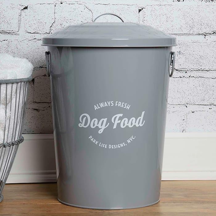 Park Life Designs Medium Food Storage Bin | Andreas (Grey) - Airtight Kitchen Organization Container for Pantry, Cereal, Snacks & Bulk Food Storage