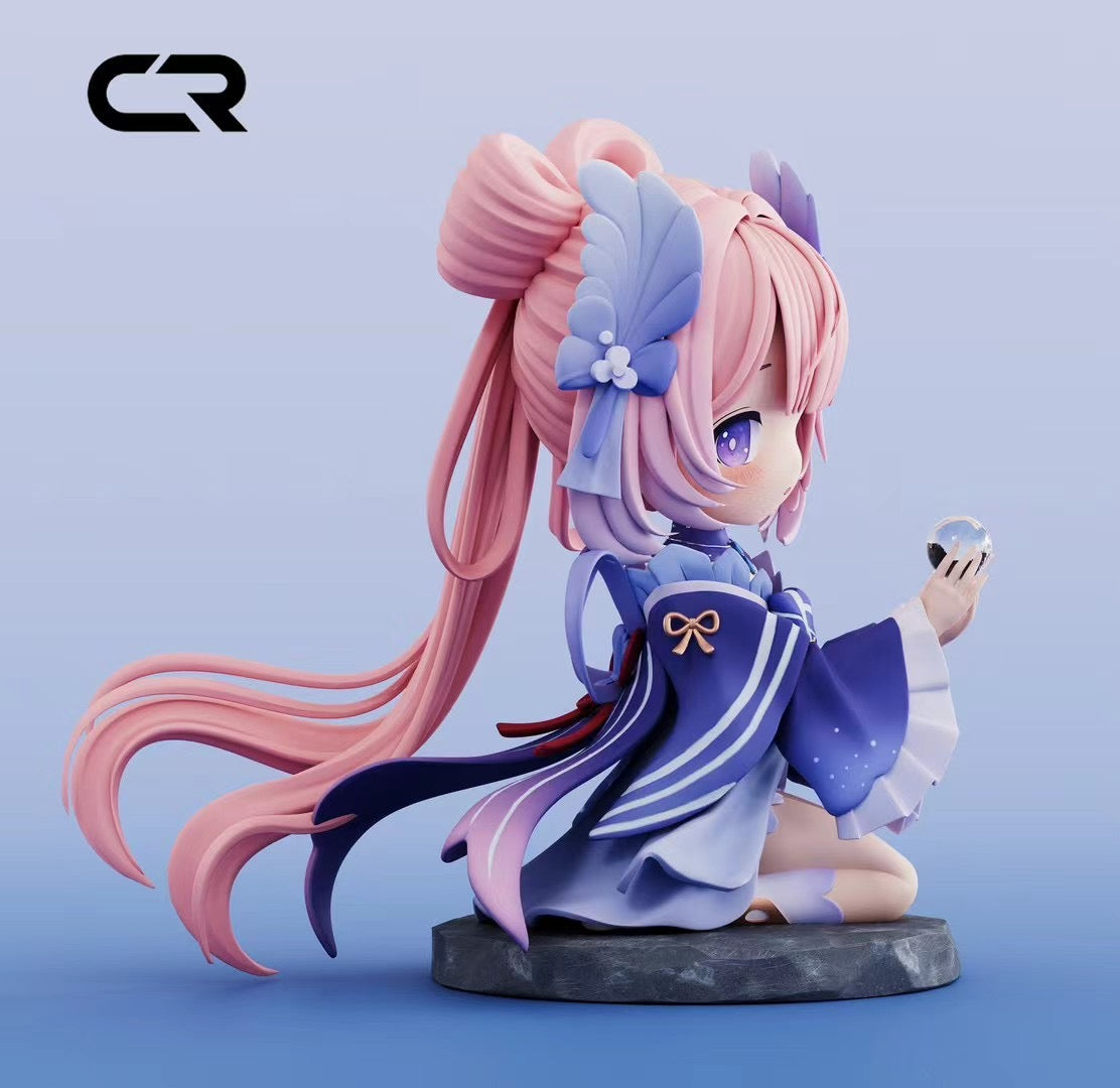 Genshin Impact Q Version Sangonomiya Kokomi Plush Doll - Cute Anime Character Collectible for Fans | Perfect for Home Decor, Gaming Room, and Gift Giving