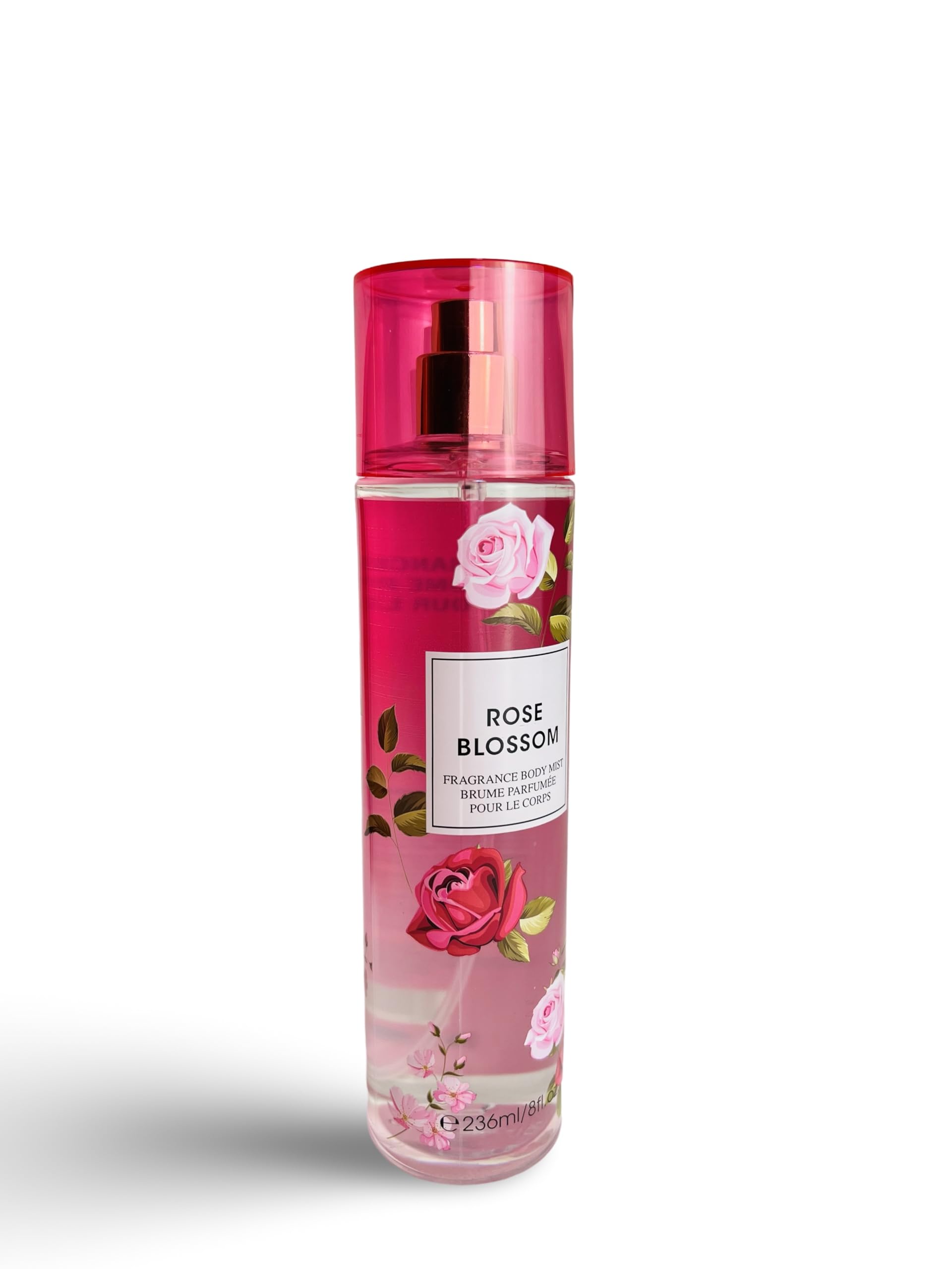 Rose Blossom Fragrance Body Mist for Women - 8 Fl Oz Long-Lasting Perfume Spray - Floral Scent for Daily Use, Date Night & Special Occasions